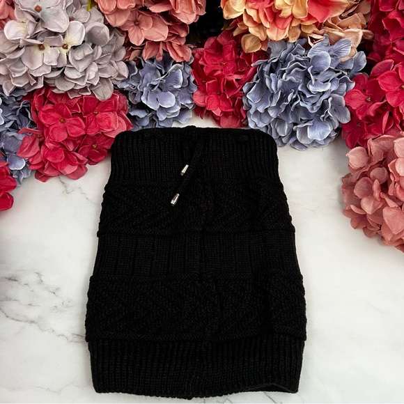 3 in 1 Fleece Lined Beanie Ring Scarf Ponytail Hat - Picture 12 of 16